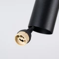 Lampa wisząca PELTA 1 czarna/żółta zwis SL.1883 SOLLUX LIGHTING