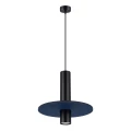 Lampa wisząca PELTA 1 czarna/granatowa zwis SL.1884 SOLLUX LIGHTING