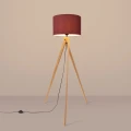 Lampa podłogowa NATT burgund lampa stojąca SL.1907 SOLLUX LIGHTING