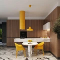 Lampa wisząca BILO żółta zwis SL.2056 SOLLUX LIGHTING