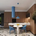 Lampa wisząca BILO błękitna zwis SL.2059 SOLLUX LIGHTING