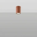 Lampa sufitowa LAGOS 10 ochra czerwona plafon SL.2068 SOLLUX LIGHTING