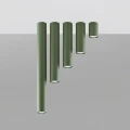Lampa sufitowa LAGOS 10 zielona oliwka plafon SL.2071 SOLLUX LIGHTING