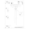 Lampa wisząca PASTELO 2 taupe zwis SL.2118 SOLLUX LIGHTING