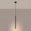 Lampa wisząca PASTELO 1 burgund zwis SL.2121 SOLLUX LIGHTING