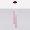 Lampa wisząca PASTELO 2 burgund zwis SL.2122 SOLLUX LIGHTING