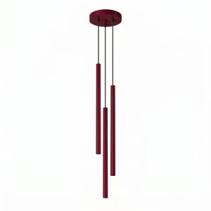 Lampa wisząca PASTELO 3P burgund zwis SL.2123 SOLLUX LIGHTING