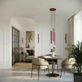 Lampa wisząca PASTELO 3P burgund zwis SL.2123 SOLLUX LIGHTING