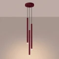 Lampa wisząca PASTELO 3P burgund zwis SL.2123 SOLLUX LIGHTING