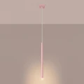 Lampa wisząca PASTELO 1 różowa zwis SL.2129 SOLLUX LIGHTING