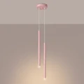 Lampa wisząca PASTELO 2 różowa zwis SL.2130 SOLLUX LIGHTING