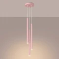 Lampa wisząca PASTELO 3P różowa zwis SL.2131 SOLLUX LIGHTING