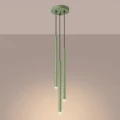 Lampa wisząca PASTELO 3P szałwiowa zwis SL.2135 SOLLUX LIGHTING