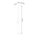 Lampa ścienna PASTELO 2 szałwiowy kinkiet SL.2136 SOLLUX LIGHTING