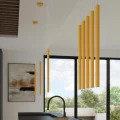 Lampa wisząca PASTELO 1 żółta zwis SL.2137 SOLLUX LIGHTING
