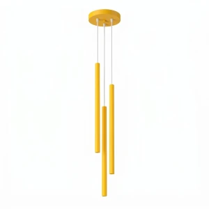 Lampa wisząca PASTELO 3P żółta zwis SL.2139 SOLLUX LIGHTING