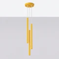 Lampa wisząca PASTELO 3P żółta zwis SL.2139 SOLLUX LIGHTING