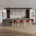 Lampa wisząca PASTELO 1 czerwona zwis SL.2141 SOLLUX LIGHTING