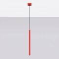 Lampa wisząca PASTELO 1 czerwona zwis SL.2141 SOLLUX LIGHTING