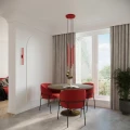 Lampa ścienna PASTELO 2 czerwona kinkiet SL.2144 SOLLUX LIGHTING