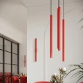 Lampa ścienna PASTELO 2 czerwona kinkiet SL.2144 SOLLUX LIGHTING