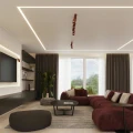 Lampa ścienna RING burgund kinkiet SL.2159 SOLLUX LIGHTING