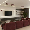 Lampa ścienna RING burgund kinkiet SL.2159 SOLLUX LIGHTING