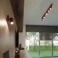Lampa sufitowa RING 2 burgund plafon SL.2160 SOLLUX LIGHTING
