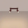 Lampa sufitowa RING 2 burgund plafon SL.2160 SOLLUX LIGHTING