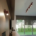 Lampa sufitowa RING 3L burgund plafon SL.2161 SOLLUX LIGHTING