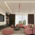 Lampa sufitowa RING 2 różowa plafon SL.2172 SOLLUX LIGHTING