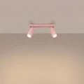 Lampa sufitowa RING 2 różowa plafon SL.2172 SOLLUX LIGHTING