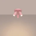 Lampa sufitowa RING 3P różowa plafon SL.2174 SOLLUX LIGHTING