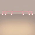 Lampa sufitowa RING 6L różowa plafon SL.2176 SOLLUX LIGHTING
