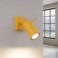 Lampa ścienna RING żółta kinkiet SL.2183 SOLLUX LIGHTING