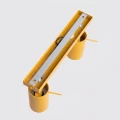 Lampa sufitowa RING 2 żółta plafon SL.2184 SOLLUX LIGHTING
