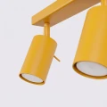 Lampa sufitowa RING 4L żółta plafon SL.2187 SOLLUX LIGHTING