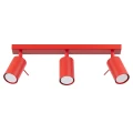 Lampa sufitowa RING 3L czerwona plafon SL.2191 SOLLUX LIGHTING