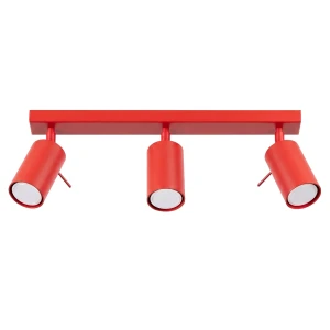 Lampa sufitowa RING 3L czerwona plafon SL.2191 SOLLUX LIGHTING