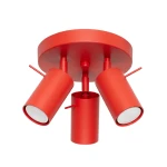 Lampa sufitowa RING 3P czerwona plafon SL.2192 SOLLUX LIGHTING