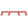 Lampa sufitowa RING 4L czerwona plafon SL.2193 SOLLUX LIGHTING