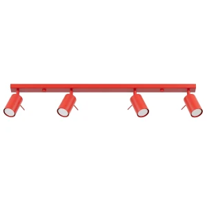 Lampa sufitowa RING 4L czerwona plafon SL.2193 SOLLUX LIGHTING