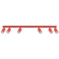 Lampa sufitowa RING 6L czerwona plafon SL.2194 SOLLUX LIGHTING