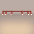 Lampa sufitowa RING 6L czerwona plafon SL.2194 SOLLUX LIGHTING