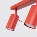 Lampa sufitowa RING 6L czerwona plafon SL.2194 SOLLUX LIGHTING