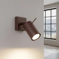 Lampa ścienna RING brązowa kinkiet SL.2195 SOLLUX LIGHTING