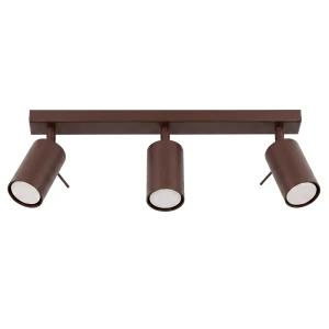 Lampa sufitowa RING 3L brązowa plafon SL.2197 SOLLUX LIGHTING