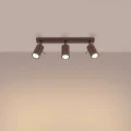 Lampa sufitowa RING 3L brązowa plafon SL.2197 SOLLUX LIGHTING