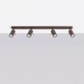 Lampa sufitowa RING 4L brązowa plafon SL.2199 SOLLUX LIGHTING