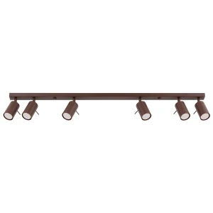 Lampa sufitowa RING 6L brązowa plafon SL.2200 SOLLUX LIGHTING